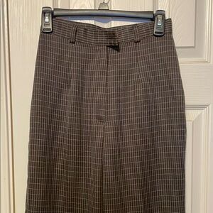 Brown Plaid Trousers